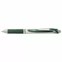 Pentel Energel BL77 bolígrafo de gel retráctil - tinta verde - cuerpo verde - detalles plateados - 0,7 mm - punta media - base de agua - 1 unidad