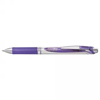 Pentel Energel BL77 bolígrafo de gel retráctil - morado - 0,7 mm - tinta base de agua