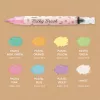 Pentel Milky Brush rotulador, blanco