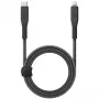 ENERGEA Flow cable USB-C a Lightning 1,5m negro 60W 3A PD carga rápida certificado MFi