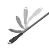 ENERGEA Flow cable USB-C a Lightning 1,5m negro 60W 3A PD carga rápida certificado MFi
