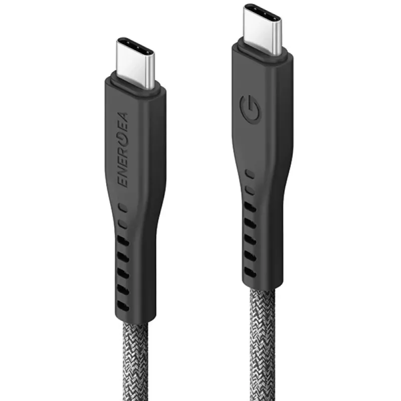 ENERGEA Flow cable USB-C a USB-C 1,5m negro 240W 5A PD carga rápida