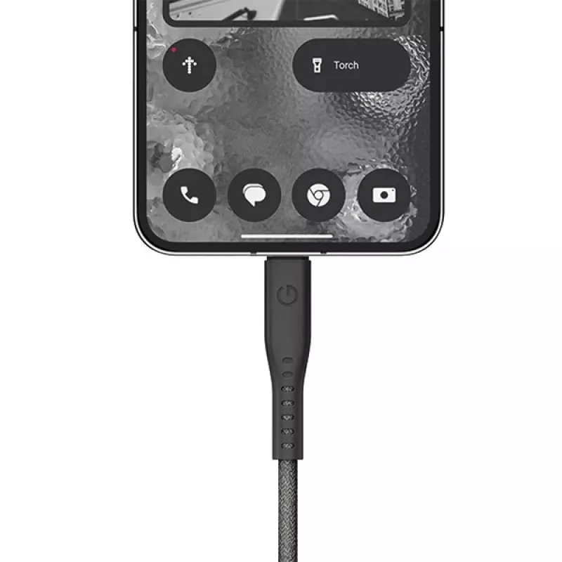 ENERGEA Flow cable USB-C a USB-C 1,5m negro 240W 5A PD carga rápida