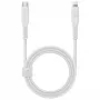 ENERGEA Flow cable USB-C a Lightning 1,5m blanco 60W 3A PD carga rápida MFi