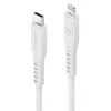 ENERGEA Flow cable USB-C a Lightning 1,5m blanco 60W 3A PD carga rápida MFi