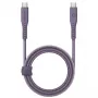 ENERGEA Flow cable USB-C a USB-C 1,5m lila 240W 5A PD carga rápida