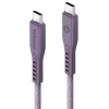 ENERGEA Flow cable USB-C a USB-C 1,5m lila 240W 5A PD carga rápida