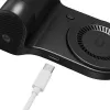 ENERGEA MagCam Grip PG-MCG5K-BLK agarre magnético para teléfono con batería externa 5000mAh, negro