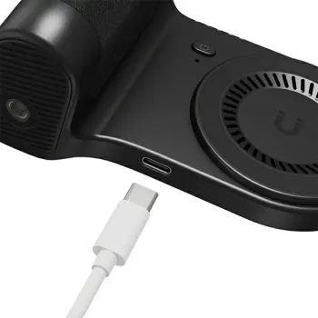 ENERGEA MagCam Grip PG-MCG5K-BLK agarre magnético para teléfono con batería externa 5000mAh, negro