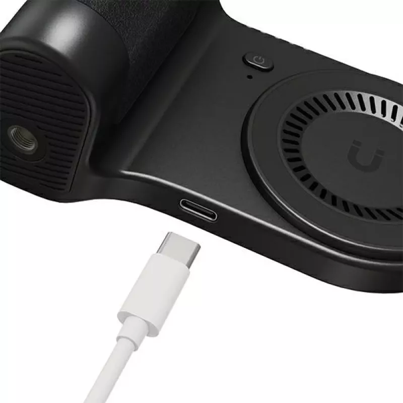ENERGEA MagCam Grip PG-MCG5K-BLK agarre magnético para teléfono con batería externa 5000mAh, negro