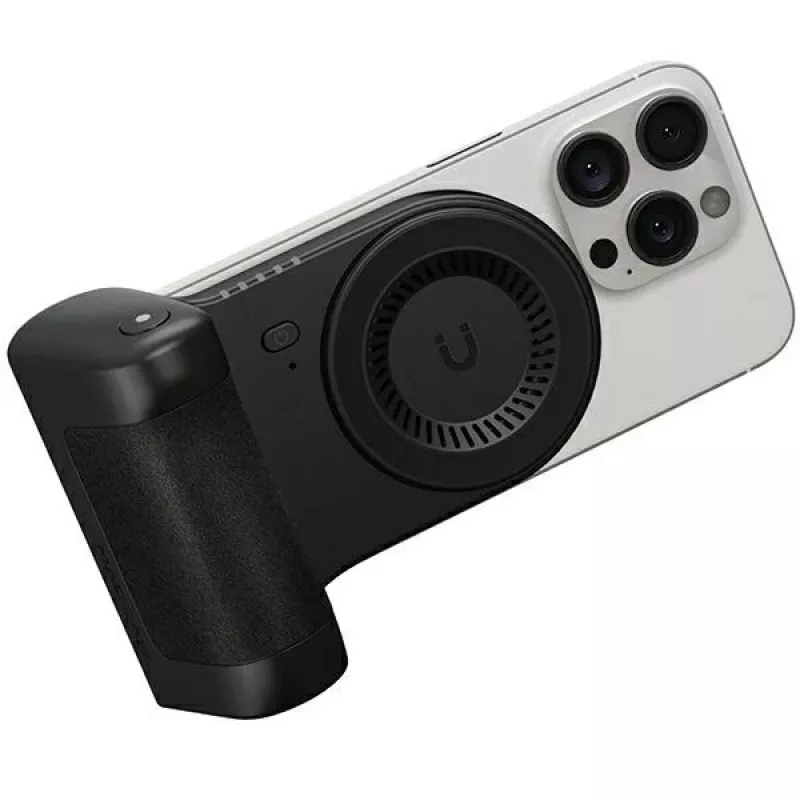 ENERGEA MagCam Grip PG-MCG5K-BLK agarre magnético para teléfono con batería externa 5000mAh, negro