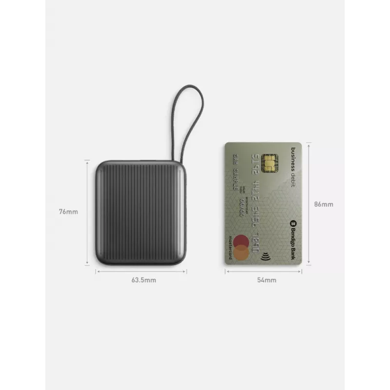 Energea Integra Mini 10000mAh batería externa USB-C PD 35W gris