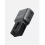 ENERGEA TravelGoAdapter 45 2xUSB-C 45W Graphite Black enchufe EU