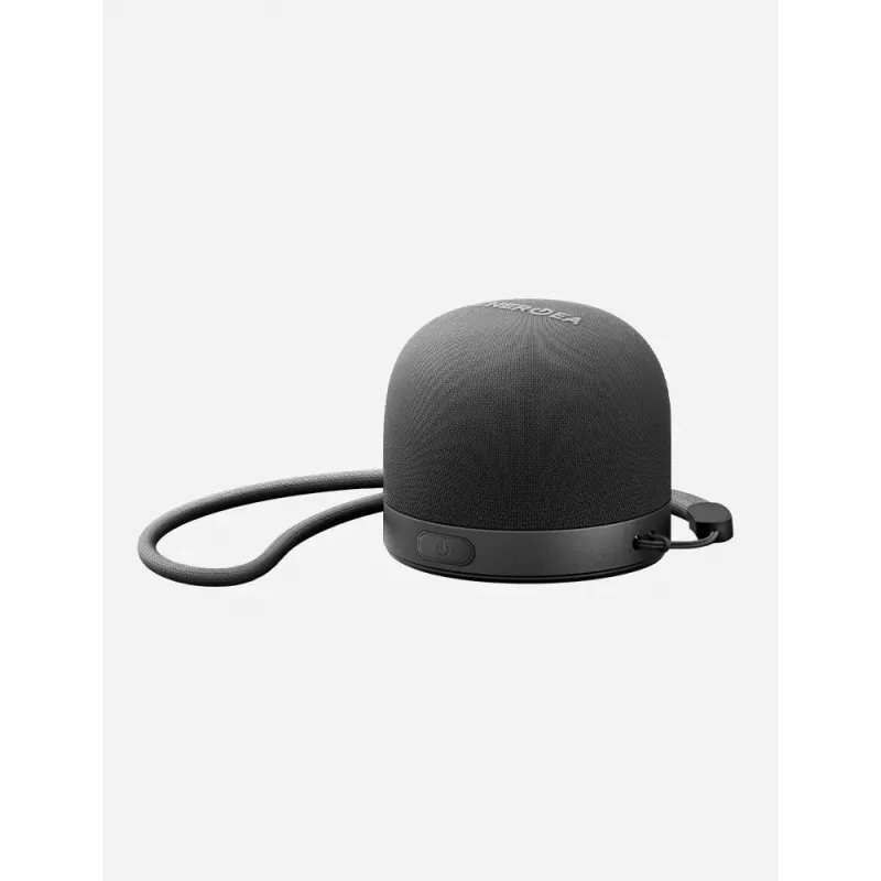 ENERGEA MagAudio Go Plus Qi MagSafe Altavoz Bluetooth portátil con correa, Graphite