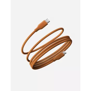 ENERGEA Helix 60 Cable magnético USB-C a USB-C 480Mbps 60W 1,5m naranja