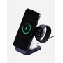 ENERGEA MagTrio 2 3-in-1 25W Qi2 Estación de carga inalámbrica plegable azul