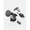 ENERGEA MagdriveKit 15W Soporte para coche – Estación de carga inalámbrica magnética para parabrisas, salpicadero, rejilla de ventilación – negro
