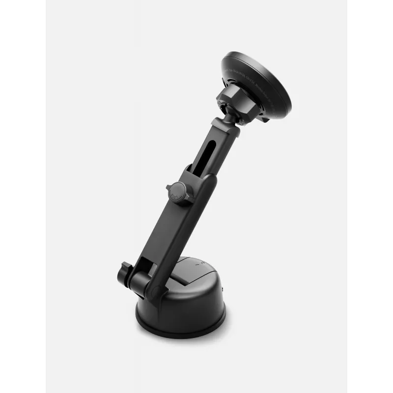 ENERGEA MagdriveKit 15W Soporte para coche – Estación de carga inalámbrica magnética para parabrisas, salpicadero, rejilla de ventilación – negro