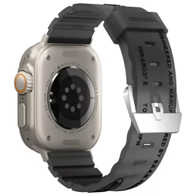 SKINARMA Shokku Correa para Apple Watch 49/46/45/44mm - Smoke