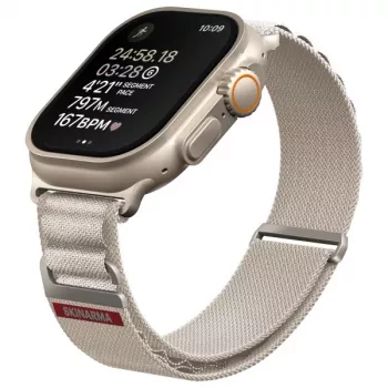 Skinarma Kobu Correa para Apple Watch 49/46/45/44mm Ivory