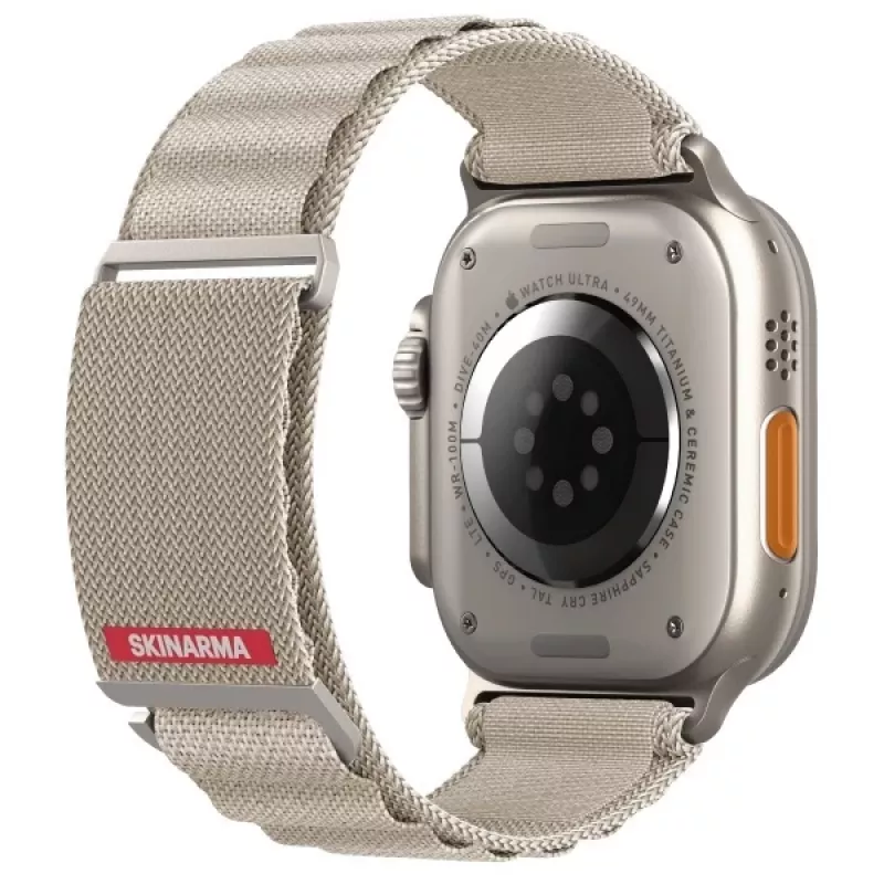 Skinarma Kobu Correa para Apple Watch 49/46/45/44mm Ivory