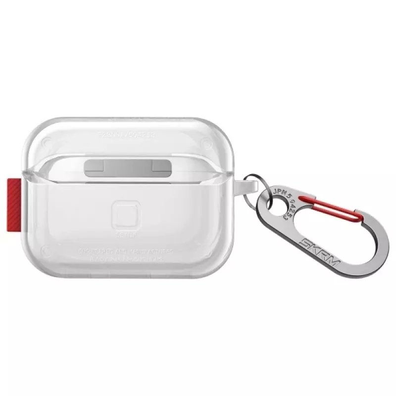 SKINARMA Saido Funda protectora para Apple AirPods Pro 2.ª generación, transparente