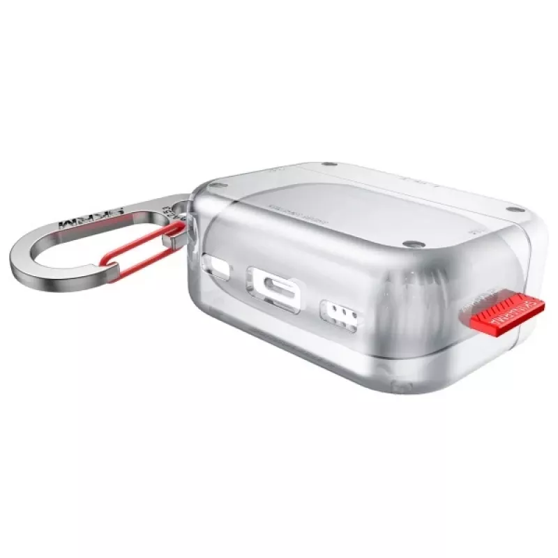 SKINARMA Saido Funda protectora para Apple AirPods Pro 2.ª generación, transparente
