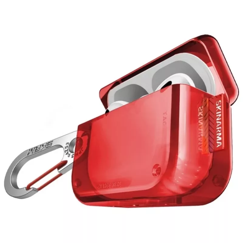 SKINARMA Saido Funda protectora para AirPods Pro 2.ª generación - Rojo