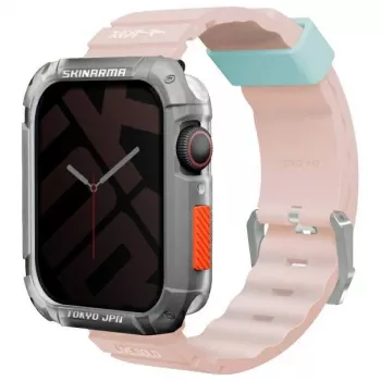 Skinarma Shokku Correa para Apple Watch 45/44/42mm Rosa claro