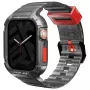 Skinarma Saido Correa y funda 2 en 1 para Apple Watch 45/44mm - Smoke