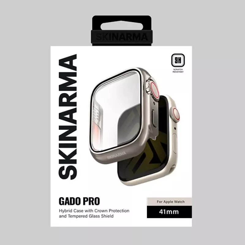 Skinarma Gado Pro Funda para Apple Watch 41mm - Titanio
