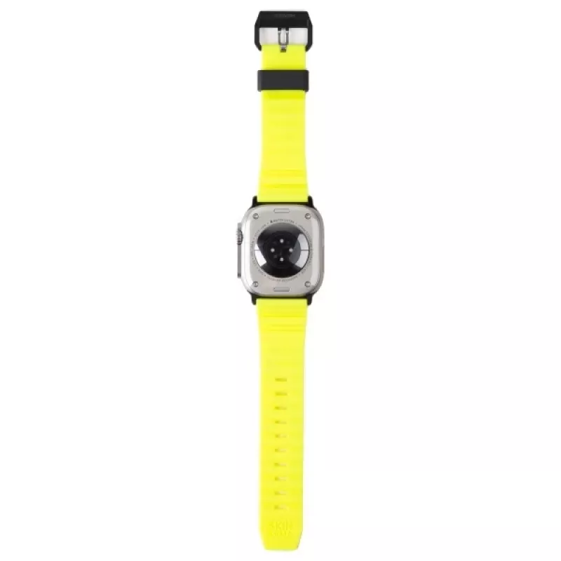 SKINARMA Shokku Correa para Apple Watch 49/45/44mm Amarillo eléctrico