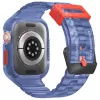 Skinarma Saido Funda 2 en 1 con correa integrada para Apple Watch 45/44mm Azul oscuro