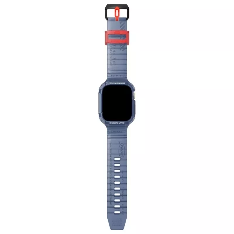 Skinarma Saido Funda 2 en 1 con correa integrada para Apple Watch 45/44mm Azul oscuro