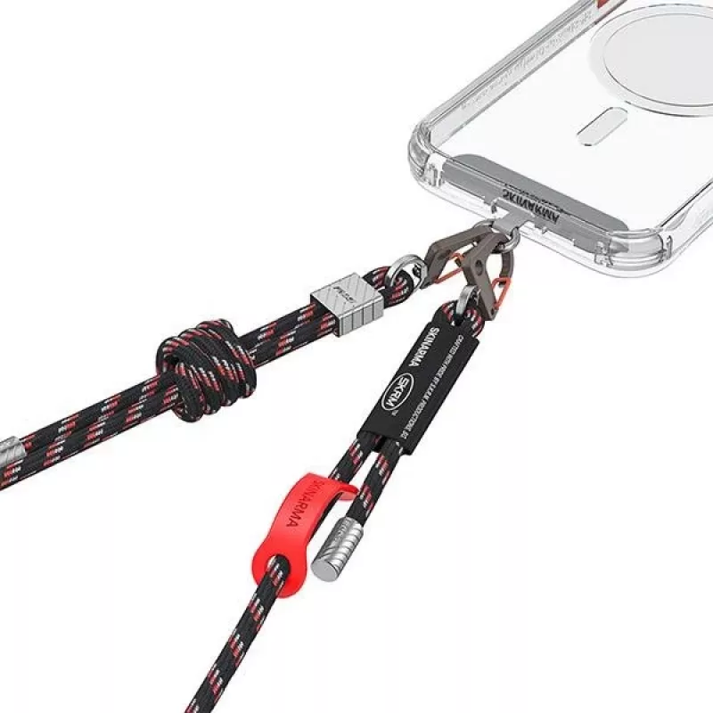 Skinarma Dyno Cordón universal para teléfono Obsidian