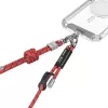 Skinarma Dyno Cordón universal para teléfono Vermilion