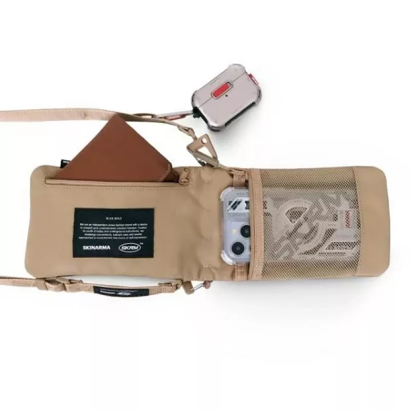 SKINARMA Juno Bolso bandolera para móvil Khaki