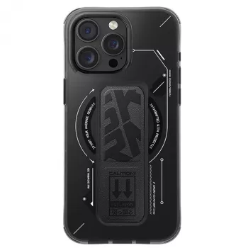 SKINARMA Helio funda con soporte y carga magnética para iPhone 16 Pro 6,3