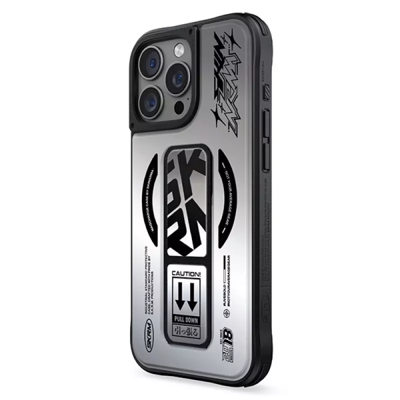 SKINARMA Kira Kobai Funda con carga magnética y soporte de agarre para iPhone 16 Pro 6,3