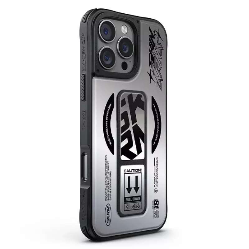SKINARMA Kira Kobai Funda con carga magnética y soporte de agarre para iPhone 16 Pro 6,3