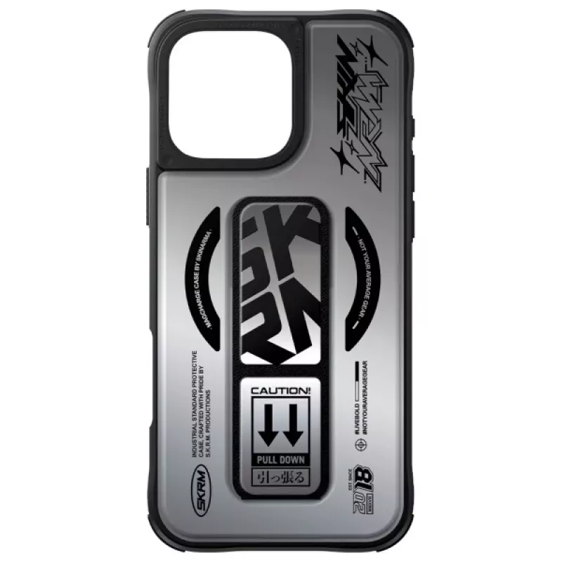 SKINARMA Kira Kobai Funda con carga magnética y soporte de agarre para iPhone 16 Pro 6,3