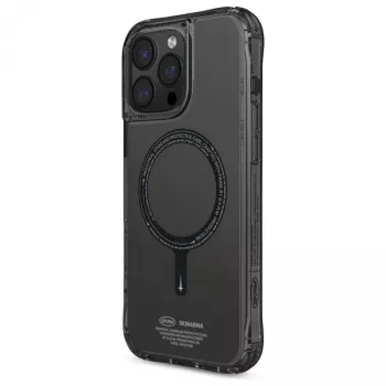 Skinarma Saido Funda para iPhone 16 Pro Max 6,9 pulgadas, carga magnética, negro