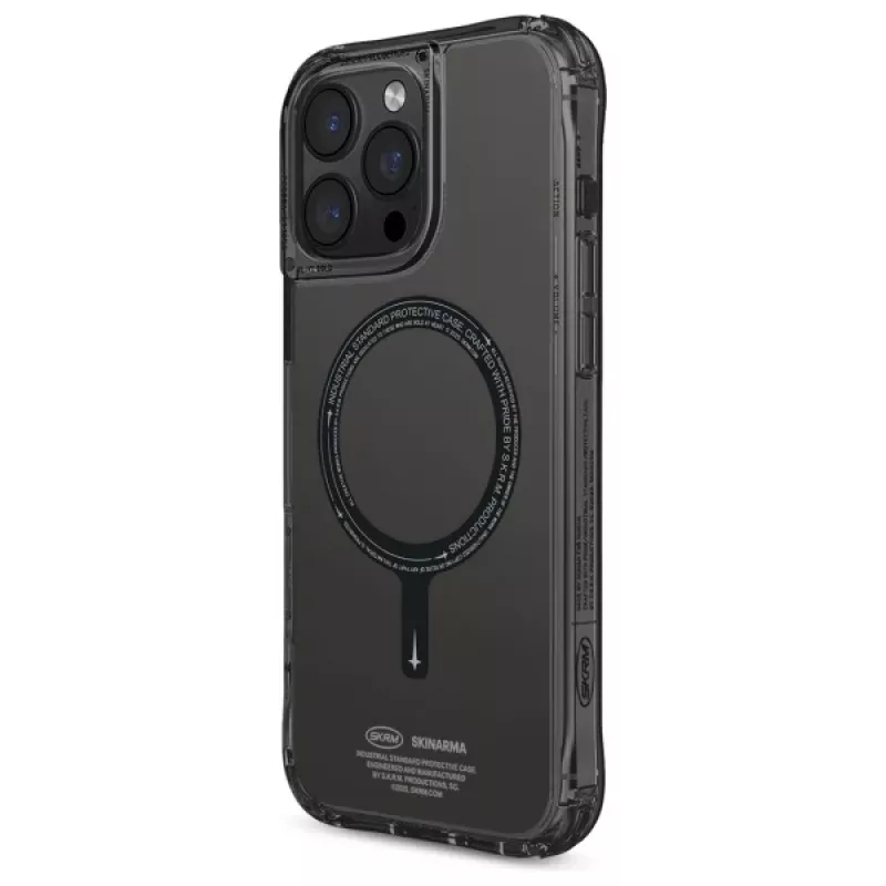 Skinarma Saido Funda para iPhone 16 Pro Max 6,9 pulgadas, carga magnética, negro