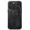 Skinarma Helio Funda para iPhone 16 Pro Max 6,9 pulgadas, carga magnética + soporte con asa, negro