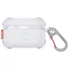 Skinarma Mecha Funda para AirPods Pro 2, Frost Translucent