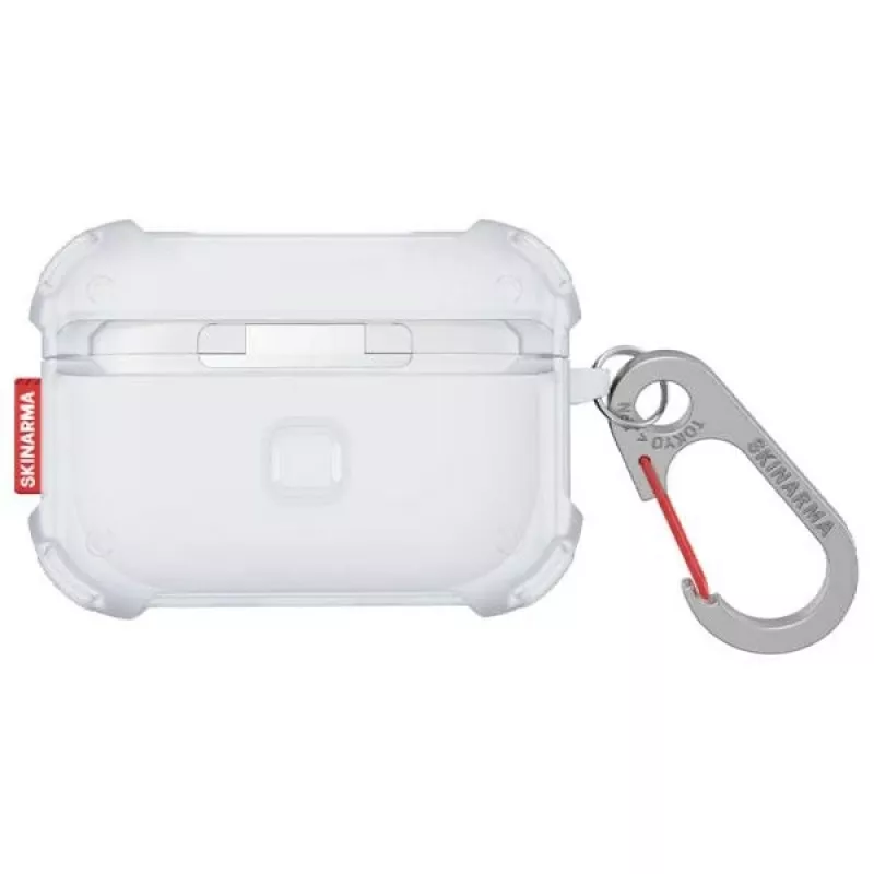 Skinarma Mecha Funda para AirPods Pro 2, Frost Translucent