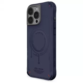 SKINARMA Mecha Funda para iPhone 16 Pro 6,3 inch con carga magnética Navy