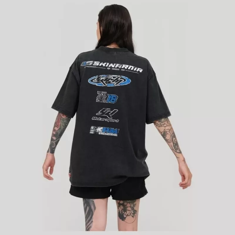 SKINARMA Camiseta Asphalt negra M