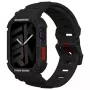 SKINARMA Mecha correa y funda 2 en 1 para Apple Watch 45/44mm negra
