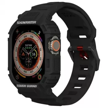 Skinarma Mecha funda y correa 2 en 1 para Apple Watch Ultra 49mm - negra
